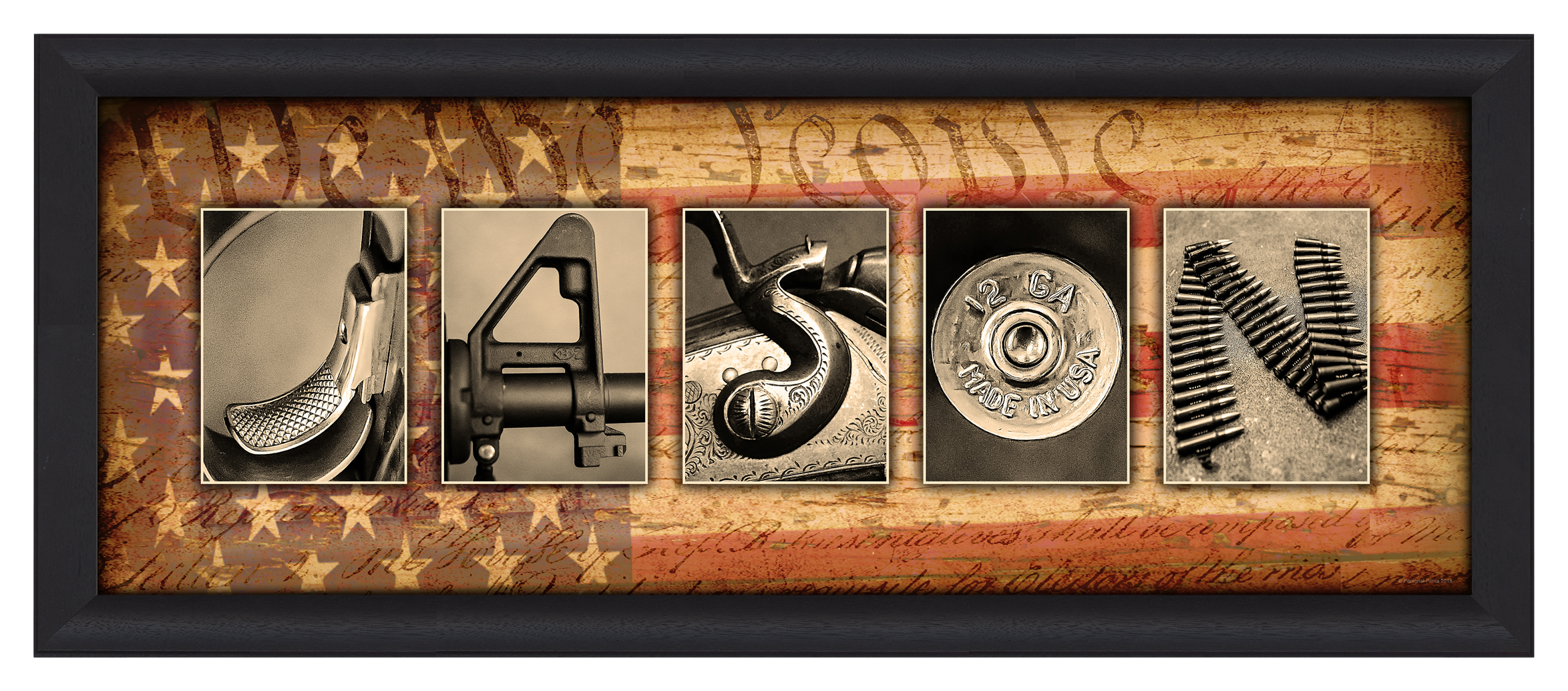 Shooting Letter Personalized Framed Artwork by Scott Kennedy | Bass Pro ...